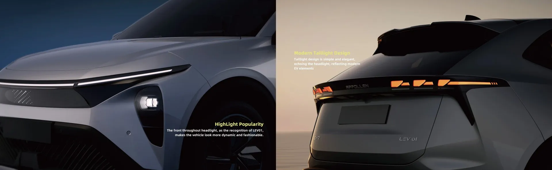 LEV01 SUV CON VOLANTE A LA DERECHA VEHÍCULO DE NUEVA ENERGÍA EV Distancia entre ejes de largo alcance 5 asientos