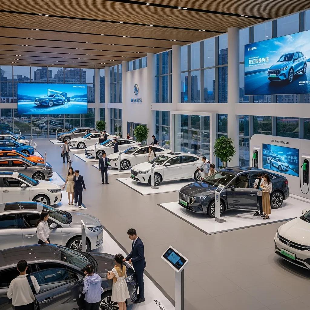 Crecimiento de las ventas mayoristas de automóviles en el mercado de vehículos de China