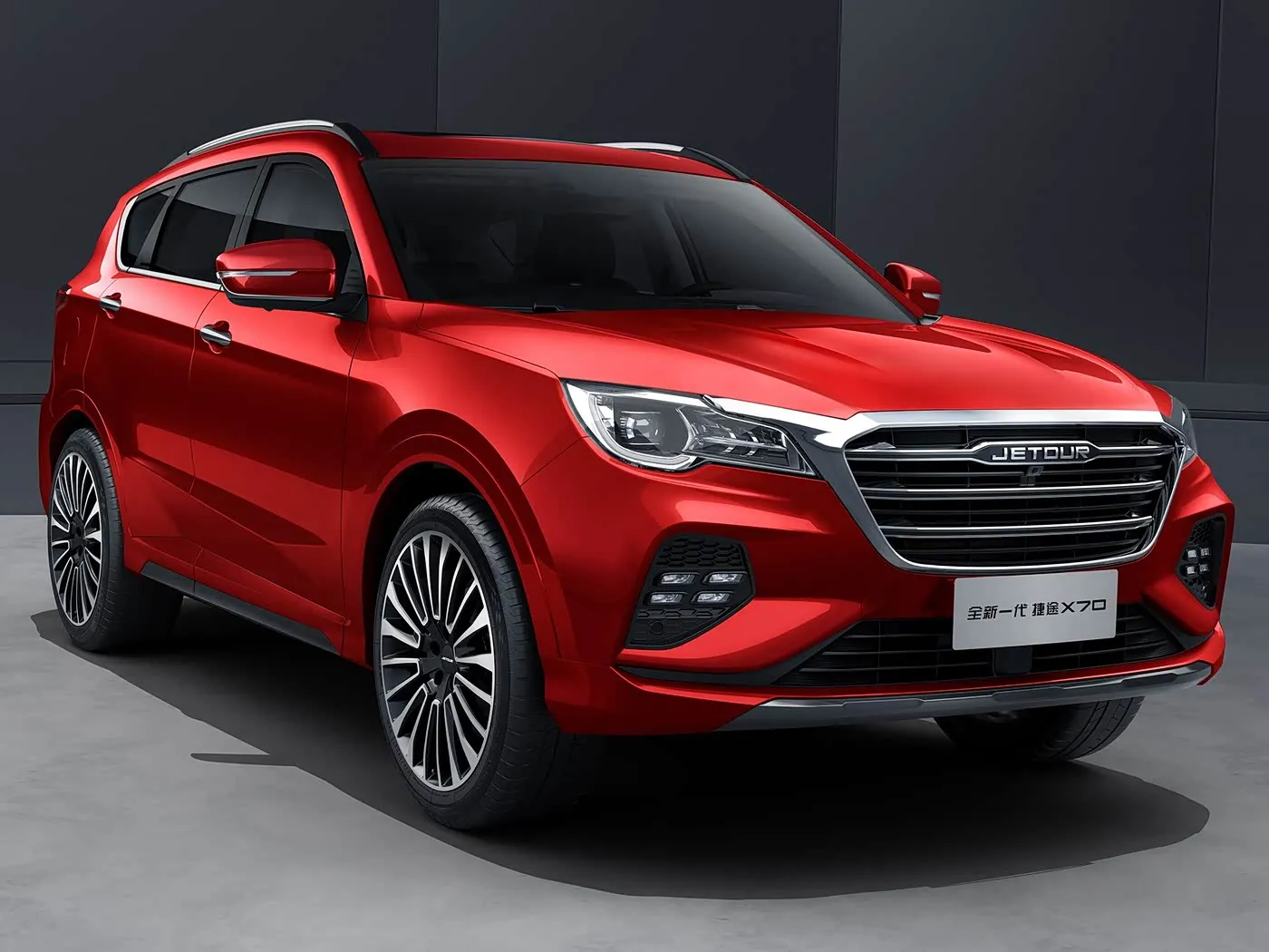 Nuevo Chery Jetour X70 SUV Transmisión automática Euro VI Baca de aleación con emisiones Cámara trasera Asientos de cuero
