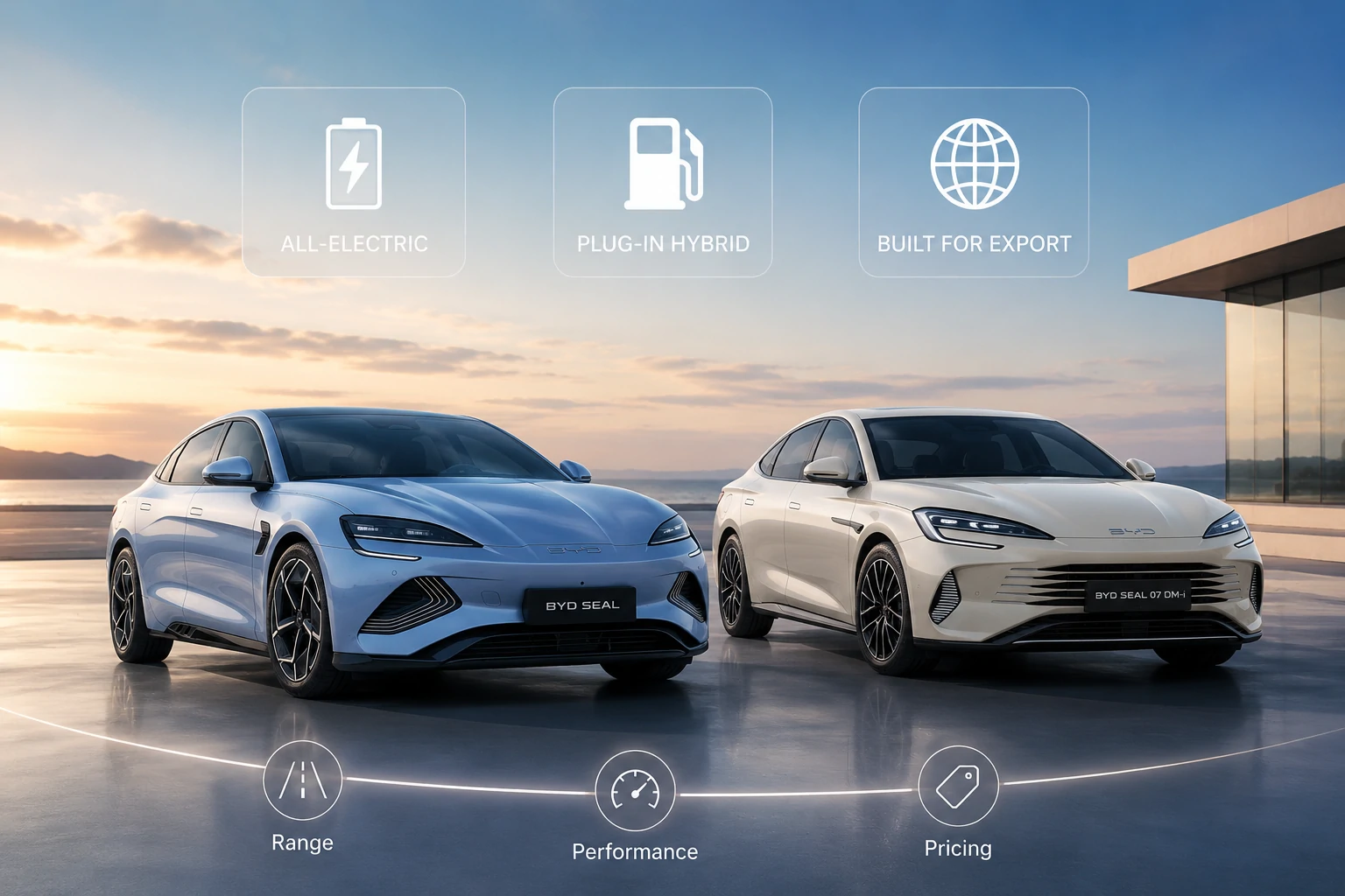 Especificaciones del BYD Seal Sedan: alcance, rendimiento y precios para exportadores