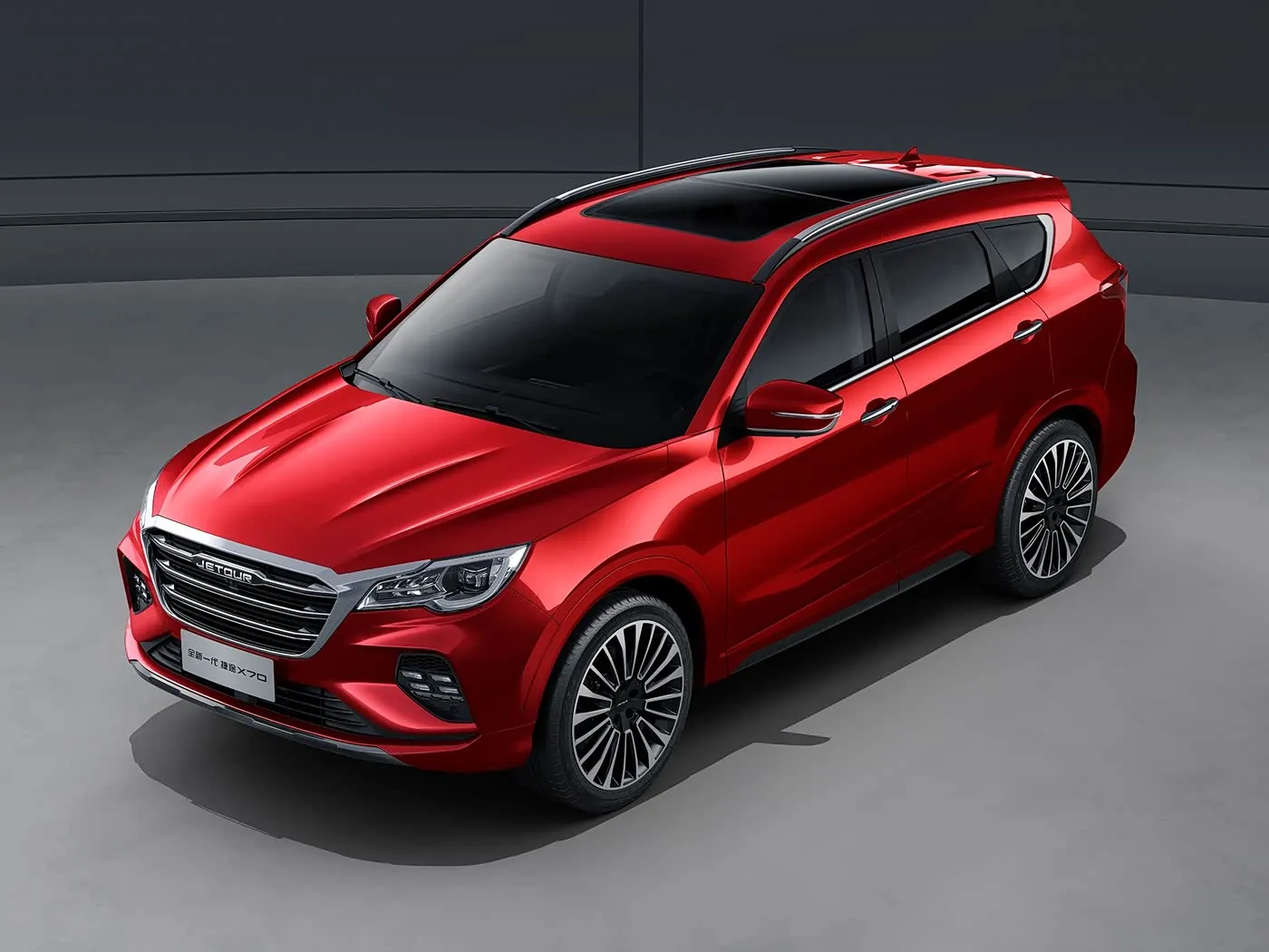 Nuevo Chery Jetour X70 SUV Transmisión automática Euro VI Baca de aleación con emisiones Cámara trasera Asientos de cuero