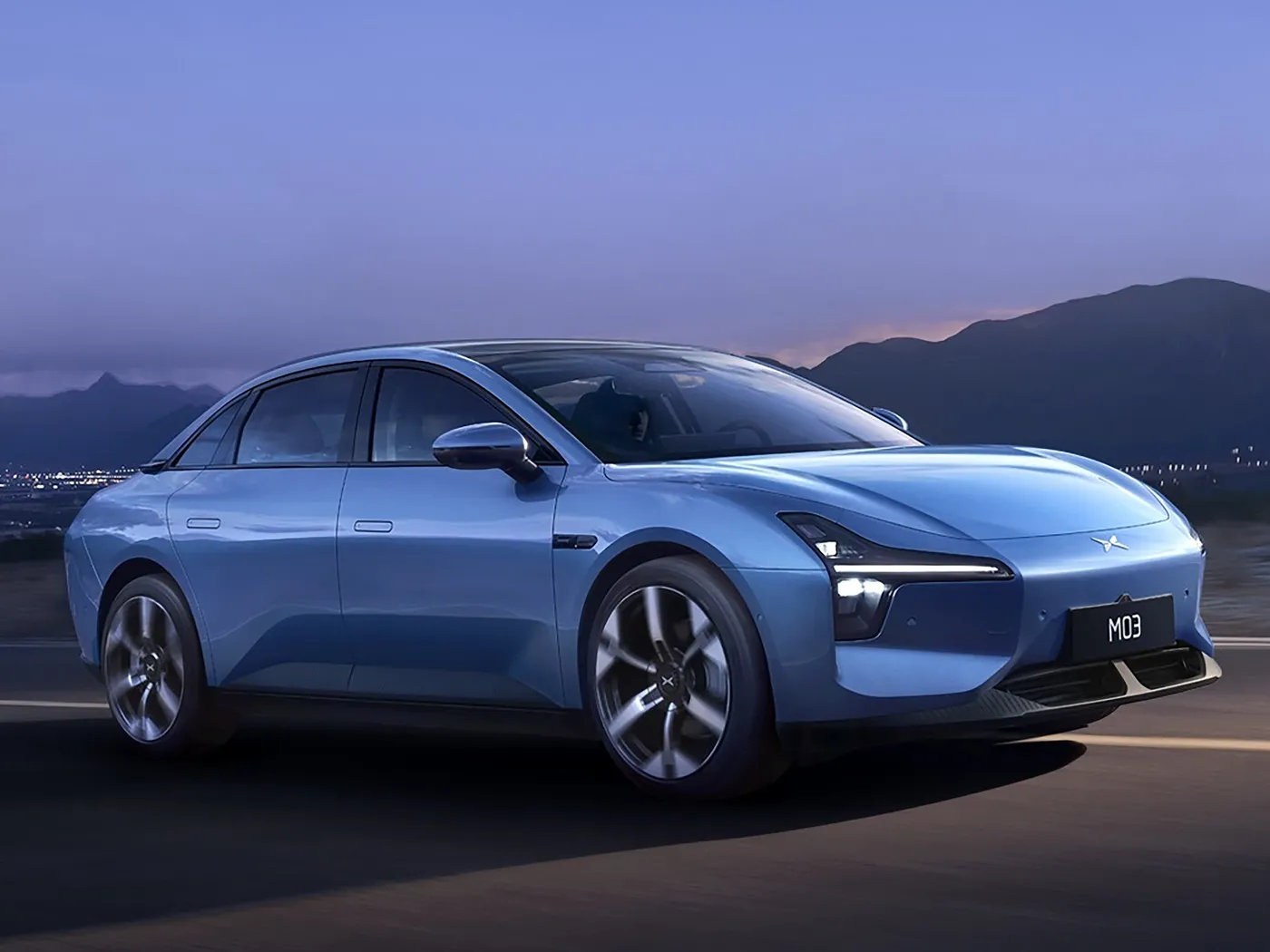 Xiaopeng 2025 Mona M03 Sedán eléctrico Largo alcance 515 km Vehículo de nueva energía SUV y hatchback EV Batería de litio
