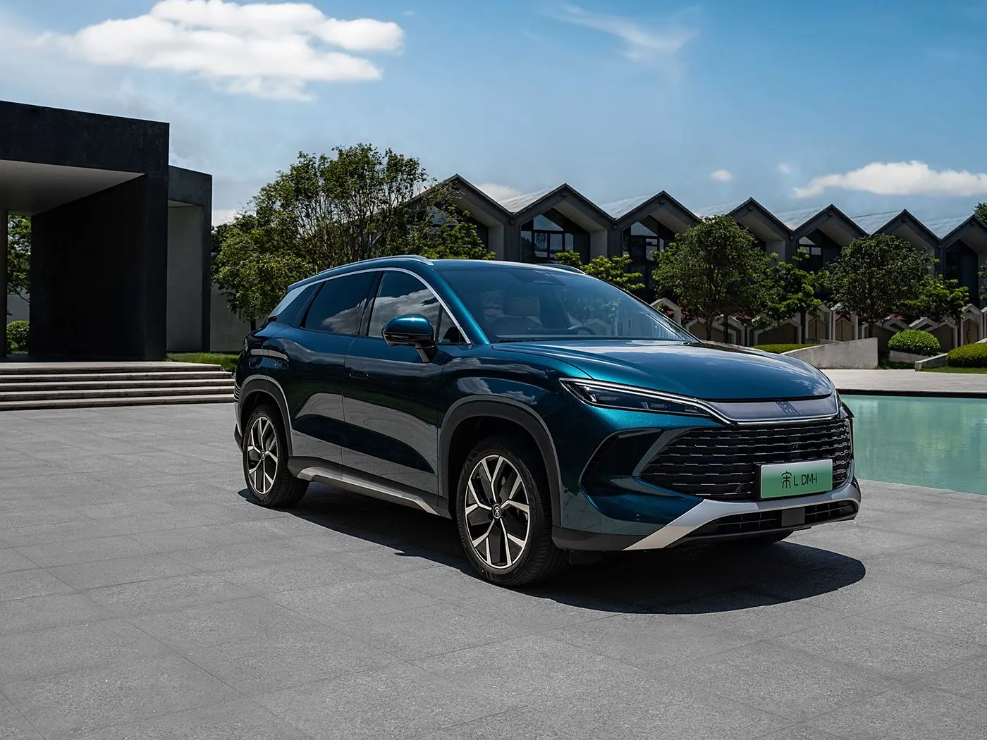 BYD Song L DM-i SUV PHEV compacto Vehículo de nueva energía de largo alcance y alta velocidad DiPilot 2.0 Asientos calefactables Cámara panorámica de 360°