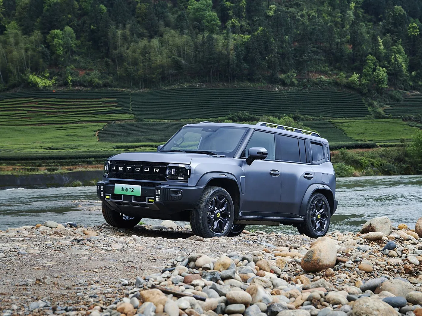 Jetour T2 SUV Versión híbrida Euro VI Recién llegado Light Turbo ACC Caja de cambios automática Cuero Dirección izquierda