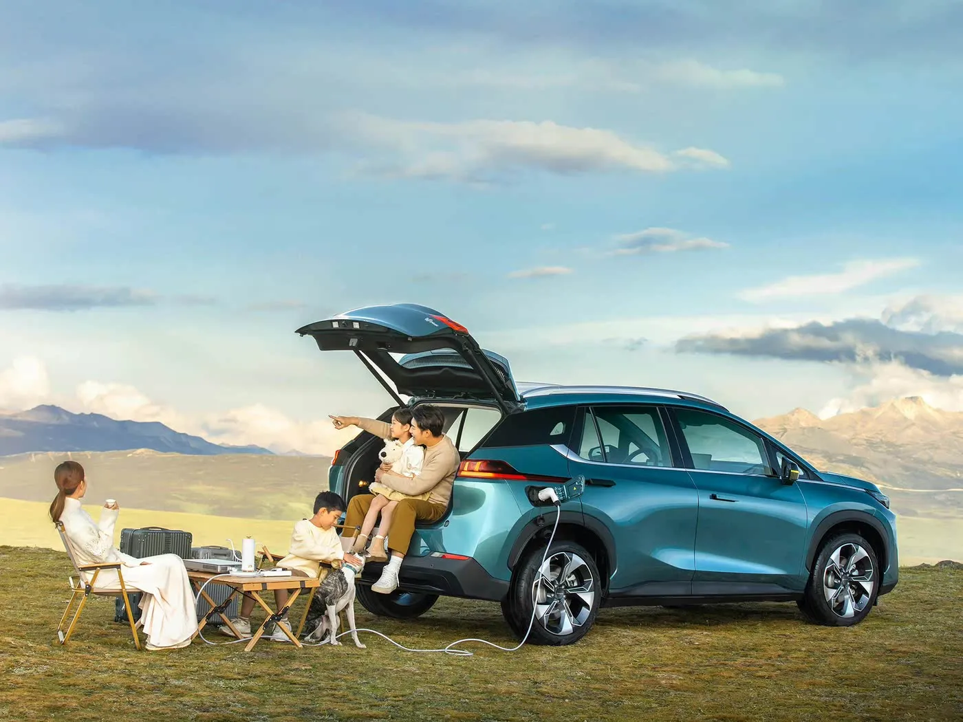 AION V Tyrannosaurus SUV eléctrico de lujo La mejor experiencia de conducción por la izquierda con funciones avanzadas Vehículo de nueva energía