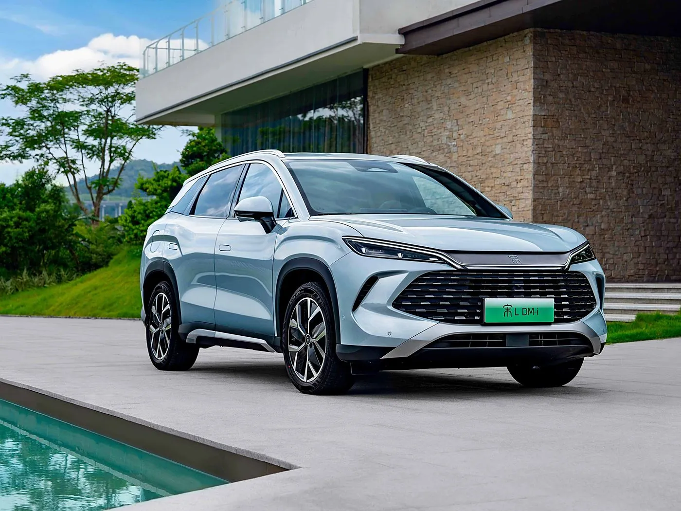BYD Song L DM-i SUV PHEV compacto Vehículo de nueva energía de largo alcance y alta velocidad DiPilot 2.0 Asientos calefactables Cámara panorámica de 360°