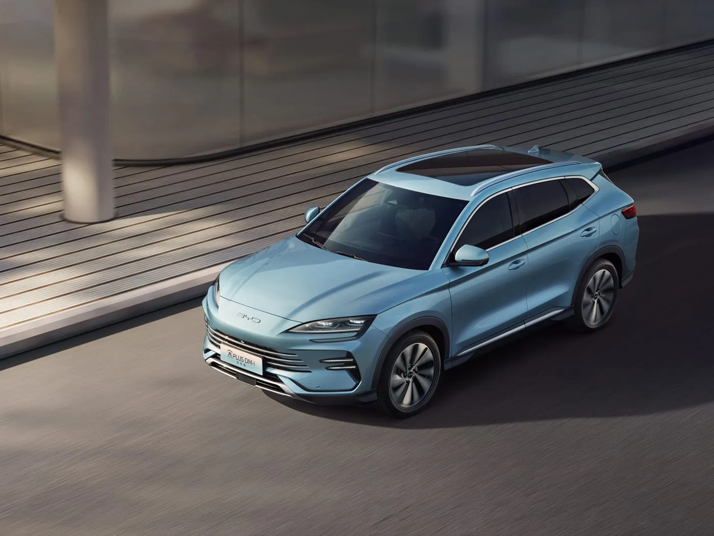 BYD Song Plus SUV Automático AWD con cámara trasera Asientos de cuero Combustible híbrido Dirección izquierda