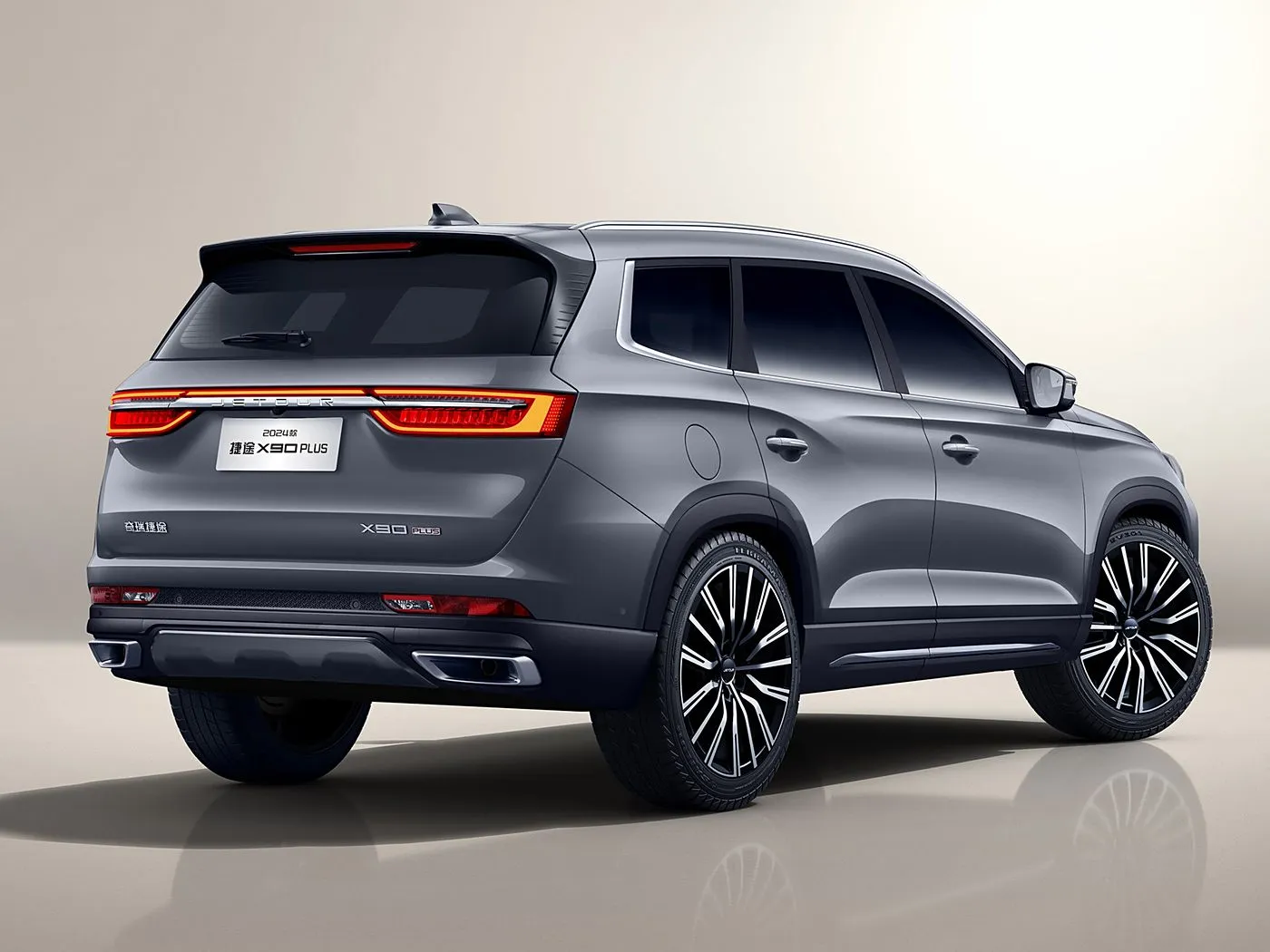 Nuevo Chery Jetour X90 PLUS SUV Transmisión automática Euro VI Baca de aleación Asientos de cuero