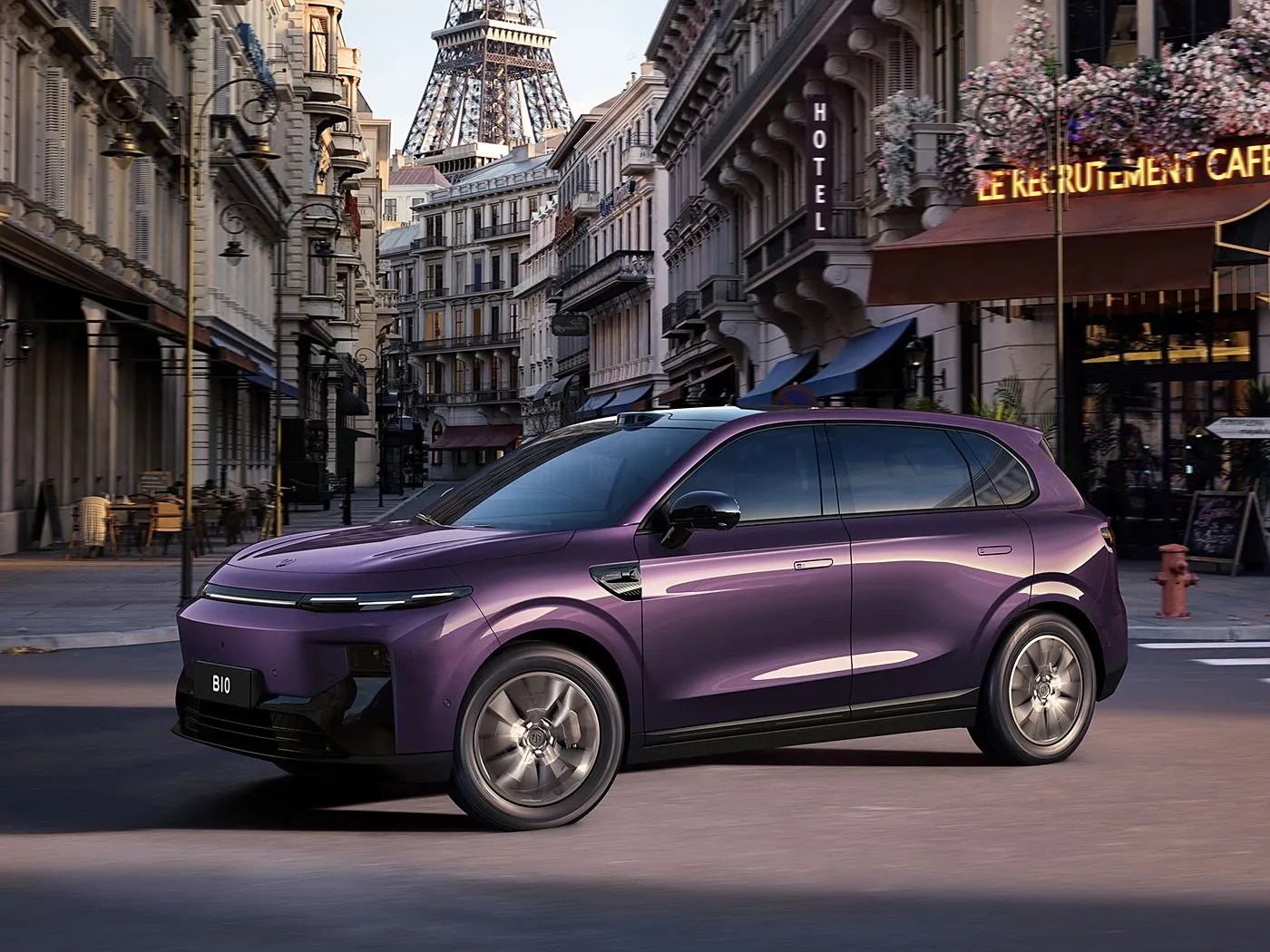 SUV compacto eléctrico puro Leapmotor B10 con alcance CLTC de 510-600 km, pantalla de 14,6" 2.5K y vehículo Leapmotor Pilot New Energy